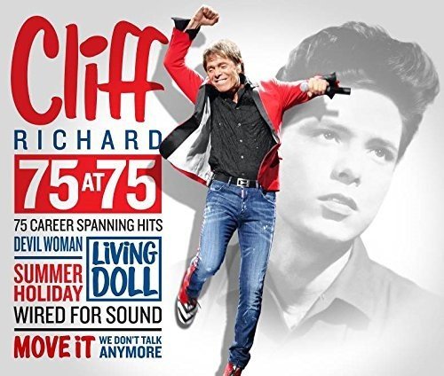 Richard Cliff album cover, "75 At 75," featuring a smiling portrait.
