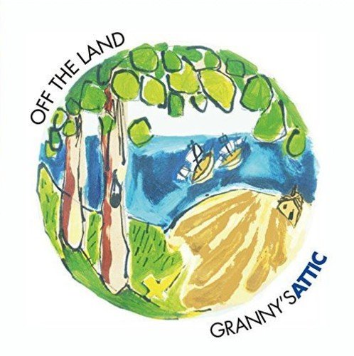 CD cover: painted landscape with boats, trees, and text “Granny’s Attic”.