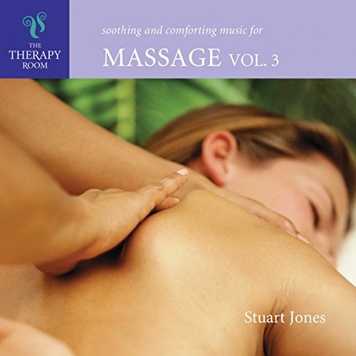 CD cover for "Massage Volume 3" by Stuart Jones, showing a back massage.