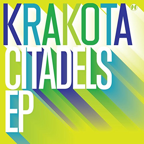 Krakota “Citadels EP” vinyl record cover with bold, angled text.