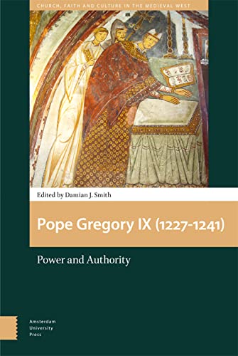 Book cover depicting medieval figures and text: "Pope Gregory IX (1227-1241)".