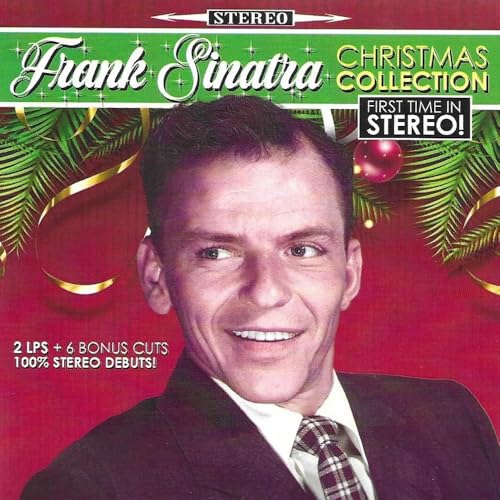 Frank Sinatra’s “Christmas Collection” CD cover with festive decorations.
