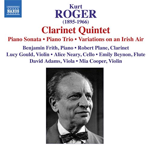 CD cover featuring a portrait of composer Kurt Roger and musical credits.