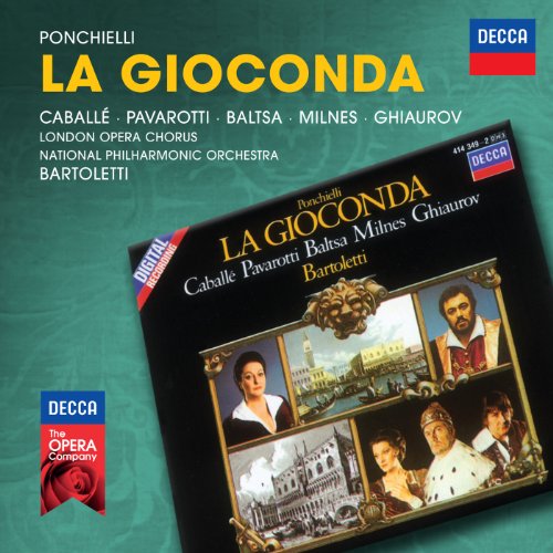 CD cover for Ponchielli’s opera *La Gioconda* with cast photos.