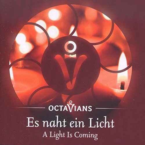 CD cover with abstract red and black design, text “Octavians” and candles.