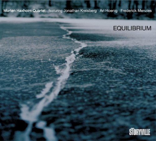 CD cover for "Equilibrium" by Morten Haxholm, showing a cracked road.