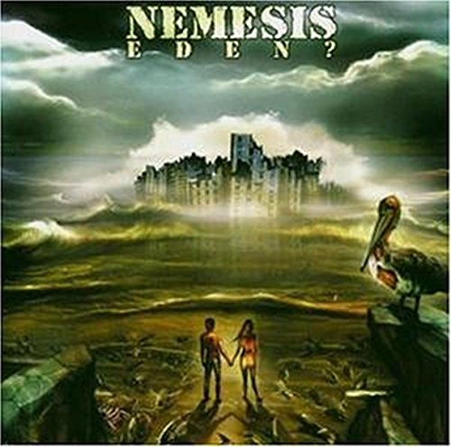 CD cover: flooded cityscape, pelican, and couple silhouetted in foreground.
