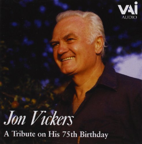 CD cover featuring portrait of opera singer Jon Vickers, smiling gently.