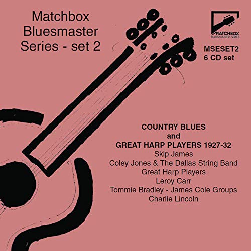 CD cover for "Country Blues and Great Harp Players 1927-32" with guitar.