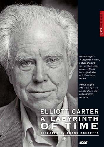 DVD cover featuring a close-up portrait of composer Elliott Carter.