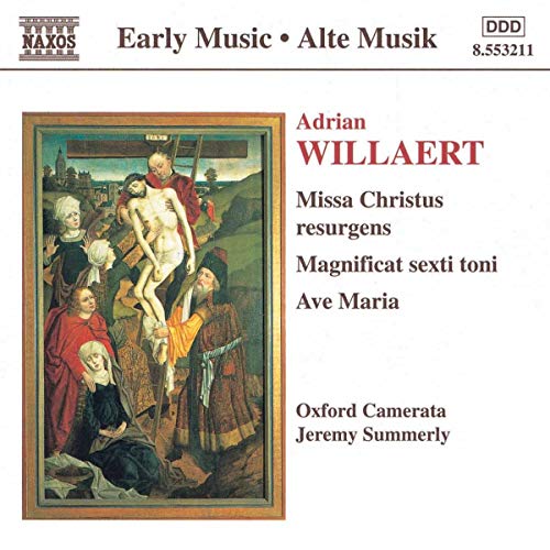 CD cover depicting a Renaissance painting of the crucifixion scene.