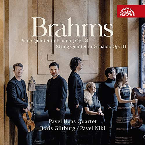 Pavel Haas Quartet and Boris Giltburg pictured on a classical music CD cover.