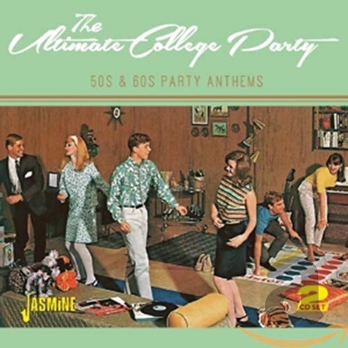 CD cover depicting a 1960s college party scene with people dancing.
