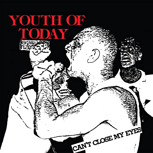 Black and white album cover featuring a man shouting into a microphone.