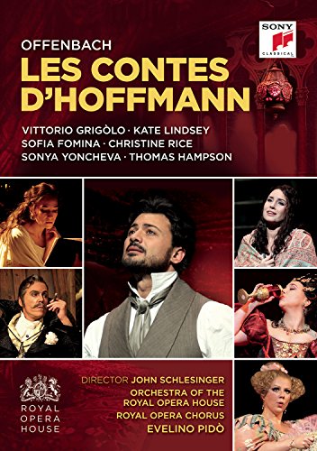 DVD cover for Offenbach’s *Les Contes D'hoffmann* opera, featuring performers.
