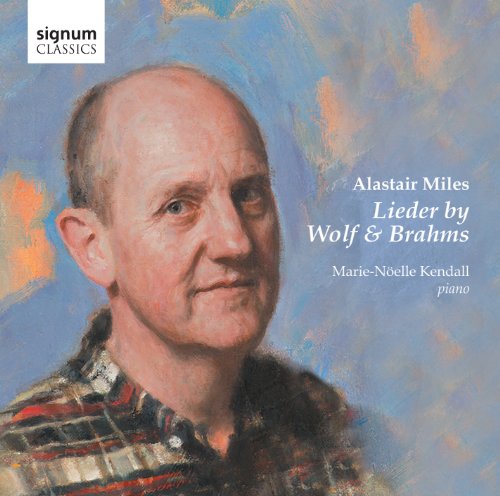 CD cover featuring a portrait of Alastair Miles, a classical singer.