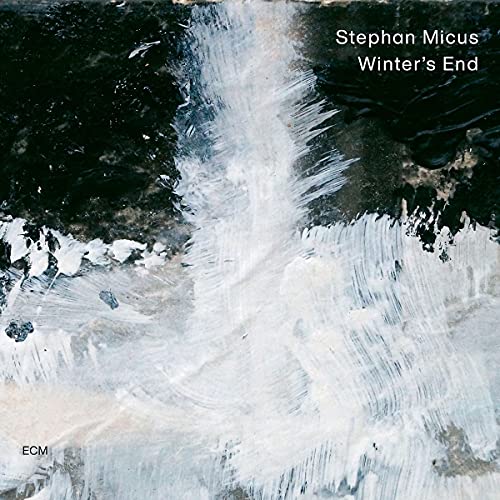 CD cover for Stephan Micus’ “Winter’s End” with abstract icy textures.