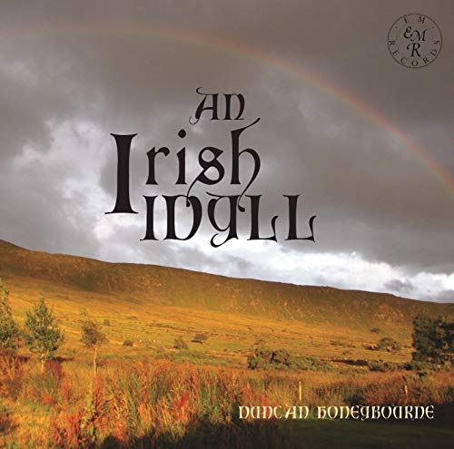CD cover: Irish countryside with rainbow and text "An Irish Idyll".