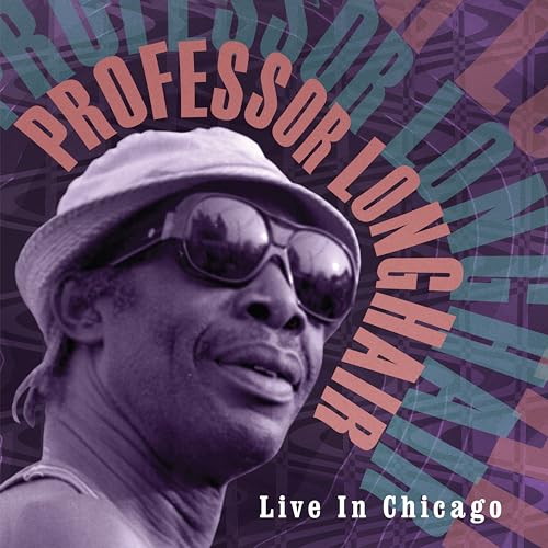 Professor Longhair album cover featuring a portrait of the musician.