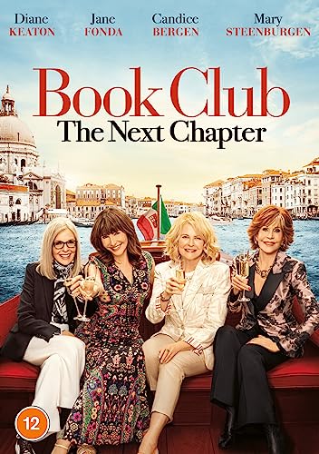 DVD cover featuring four women sitting on a boat with an Italian city background.