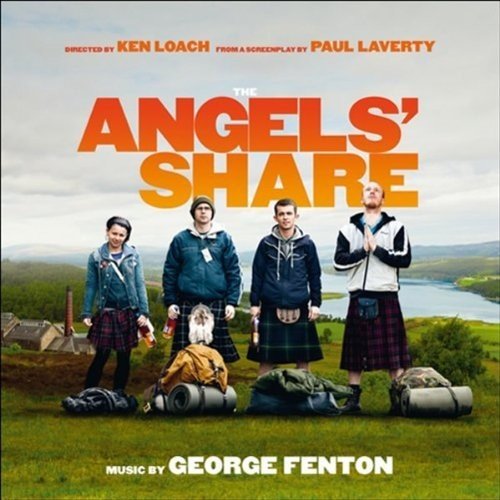 CD cover for "The Angels' Share" featuring a group in Scottish highlands.