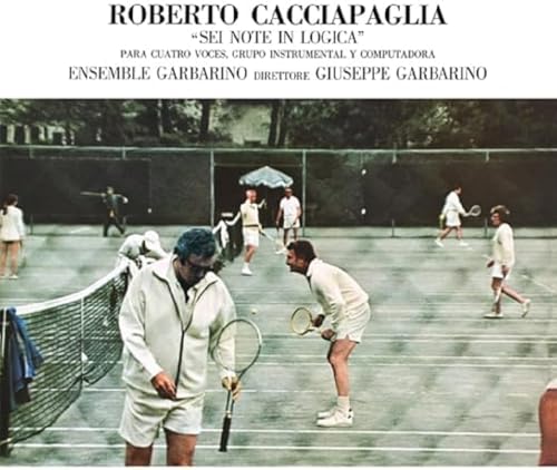 Album cover: people playing tennis on a wet court.