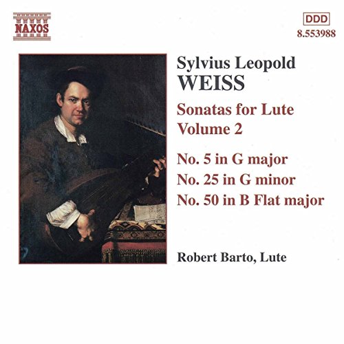 CD cover featuring a portrait of a man playing a lute with text overlay.