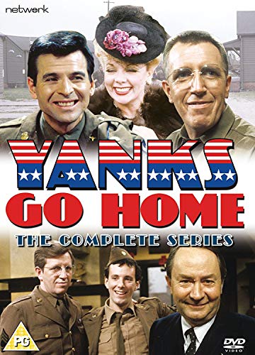 Yanks Go Home" DVD cover featuring actors in military uniforms and a woman.