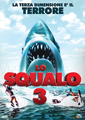 DVD cover for "Squalo 3" featuring a shark and swimmers in ocean waves.