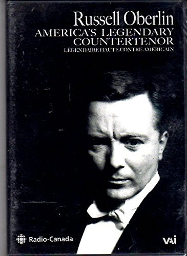 Black and white DVD cover featuring portrait of Russell Oberlin.