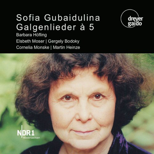CD cover featuring a portrait of composer Sofia Gubaidulina.