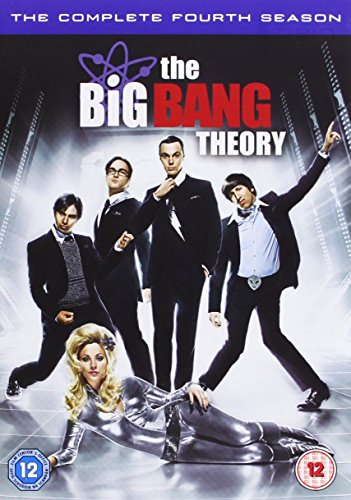 DVD cover for The Big Bang Theory Season 4 featuring the cast.