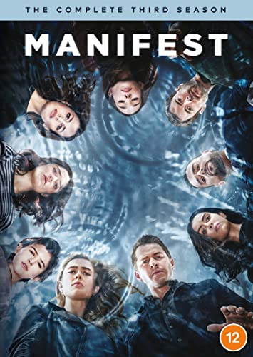 Manifest" Season 3 DVD cover featuring a group of diverse faces in a swirl.