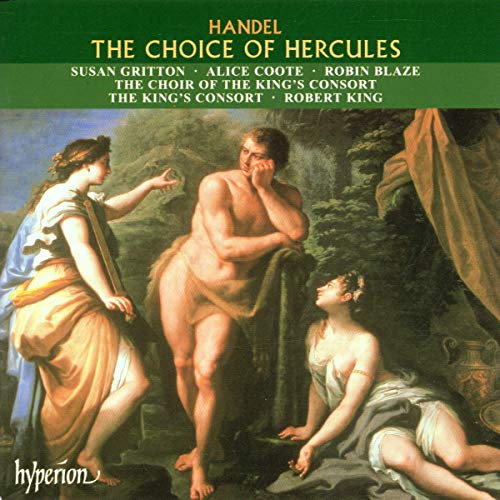 CD cover depicting Hercules with two women, based on a classical painting.