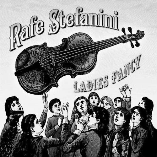 CD cover with violin illustration and silhouetted figures looking up.