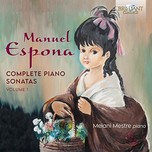CD cover: portrait of a young girl with a flower basket.