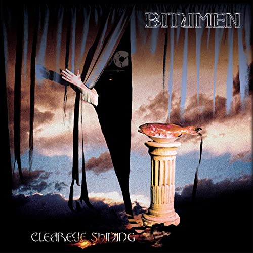 Bitumen album cover, "Cleareye Shining," featuring a shadowy figure and a fish.