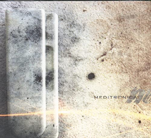 CD case with a textured, mottled gray and white surface and text.