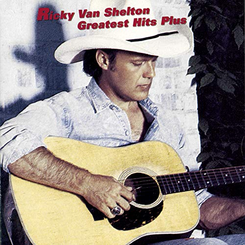 Ricky Van Shelton album cover: man with guitar, wearing a cowboy hat.