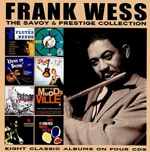 CD cover for Frank Wess's Savoy & Prestige Collection, featuring a flutist.