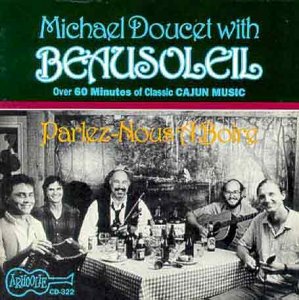 Beausoleil CD cover featuring musicians gathered around a table.