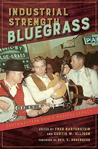 Book cover featuring three men playing bluegrass instruments onstage.