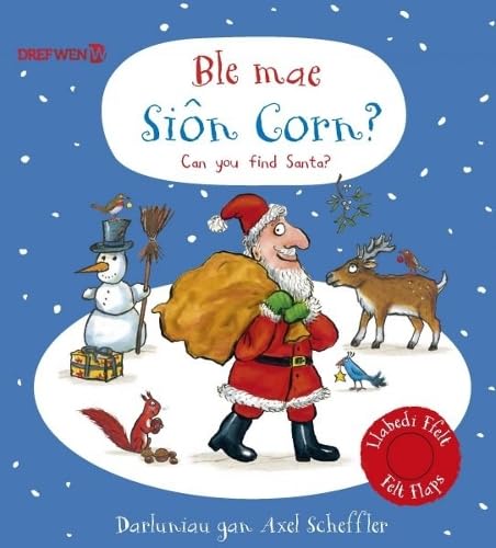 Ble mae Sion Corn? / Can you find Santa? : Can you find Santa?