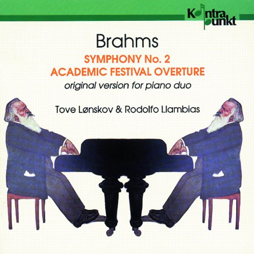 CD cover featuring portraits of two bearded men at a piano.