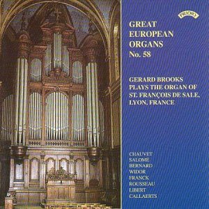 CD cover featuring a large, ornate pipe organ in a church interior.