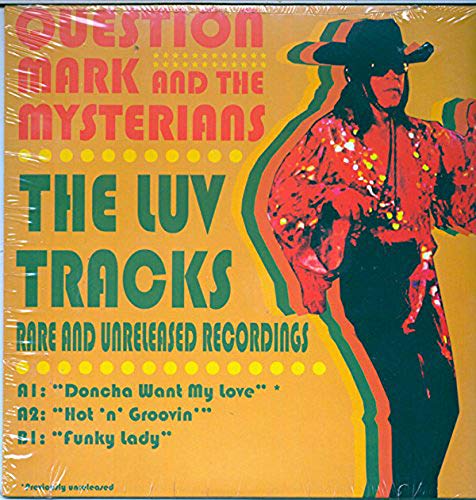 Vinyl cover for Question Mark and the Mysterians featuring a man in a hat.