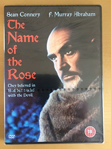 DVD cover for "The Name of the Rose" featuring Sean Connery.