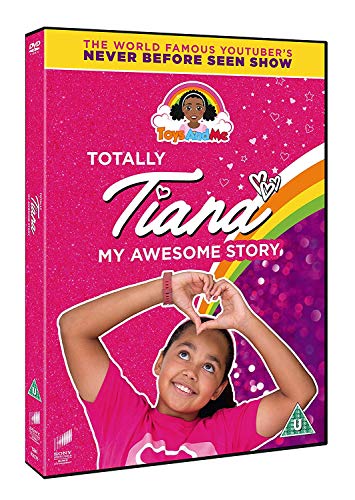 DVD cover featuring young girl Tiana making a heart shape with hands.