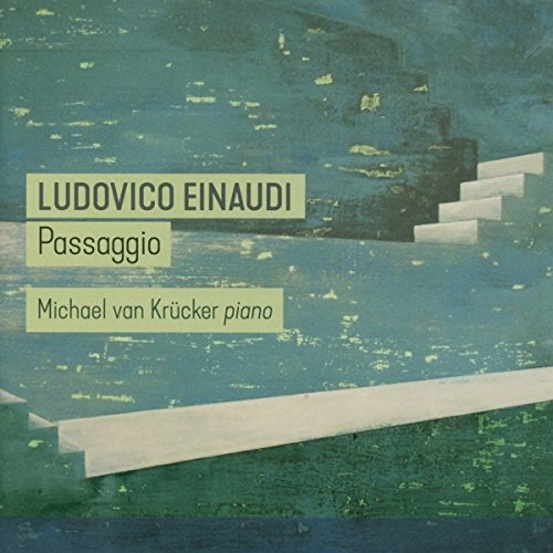 CD cover for "Passaggio" by Michael van Krucker, featuring abstract stairs.