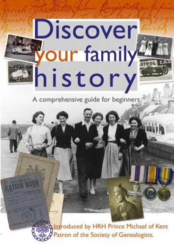 DVD cover with vintage family photos and genealogy guide text.
